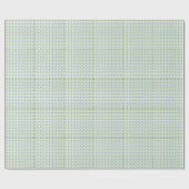 クラシックな円および正方形パターン ラッピングペーパー (フラット)