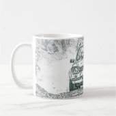 クラシックな再結集車のマグ コーヒーマグカップ (左)