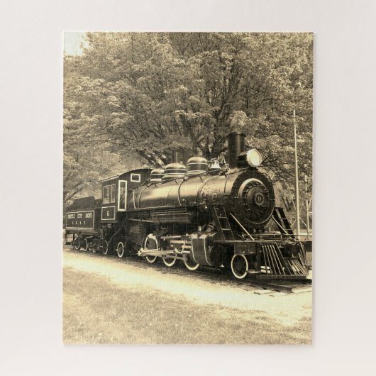 クラシックな列車 ジグソーパズル (縦)