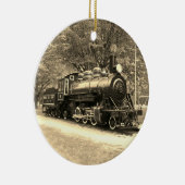 クラシックな列車 セラミックオーナメント (右)