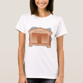 クラシックな博物館の建築 Tシャツ (正面)