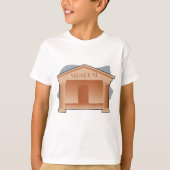 クラシックな博物館建築 Tシャツ (正面)