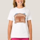 クラシックな博物館建築 Tシャツ (正面)