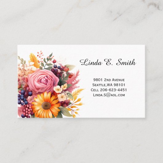 クラシックな名刺 名刺 (正面)