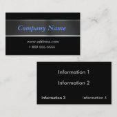 クラシックな名刺 名刺 (正面/裏面)