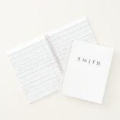 クラシックな名前（または単語） ノートブック (内部)