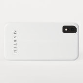 クラシックな名前(または単語) Case-Mate iPhoneケース (裏面(横))