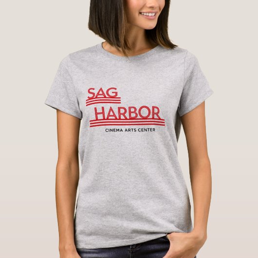 クラシックな女性の灰色の綿のティー Tシャツ (正面)