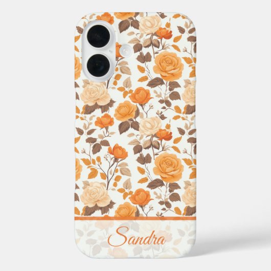 クラシックな女性向けアクセサリー 薔薇 名前 Case-Mate iPhoneケース (裏面)