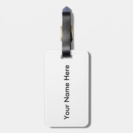 クラシックな女性 ラゲッジタグ (裏面縦)