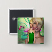 クラシックな妖精の国 缶バッジ (正面&裏面)