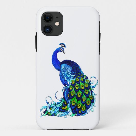クラシックな孔雀のデザイン Case-Mate iPhoneケース (裏面)