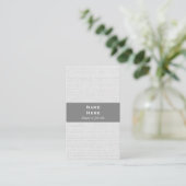 クラシックな専門のシンプルな縦の名刺 名刺 (スタンド正面)