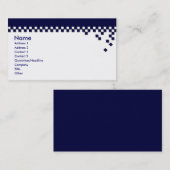 クラシックな専門のプロフィールカード 名刺 (正面/裏面)