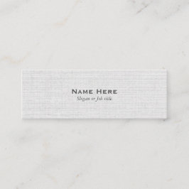 クラシックな専門の灰色の小型名刺 スキニー名刺