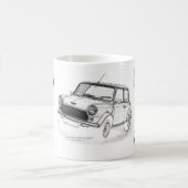 クラシックな小型マグ コーヒーマグカップ (中央)