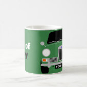 クラシックな小型ライリーの小妖精や小人のマグを個人化して下さい コーヒーマグカップ (中央)