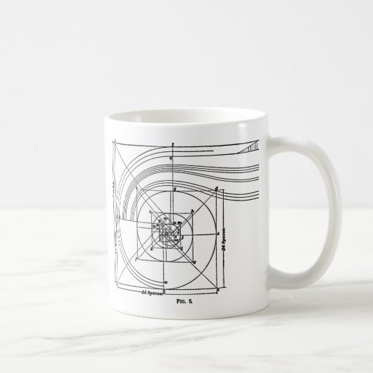 クラシックな建築スタイル コーヒーマグカップ (右)