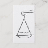 クラシックな弁護士エレガントな| 名刺 (正面)