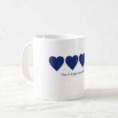 クラシックな愛マグII コーヒーマグカップ (正面左)