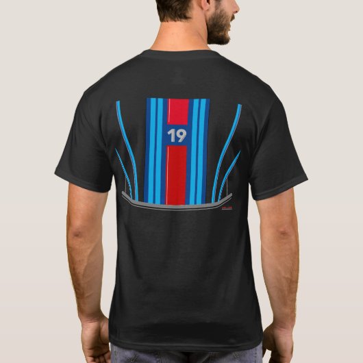 クラシックな持久力のモータースポーツルマン917色 Tシャツ (裏面)