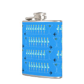 クラシックな搭乗員のフラスコ フラスク (左)