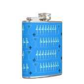 クラシックな搭乗員のフラスコ フラスク (右)