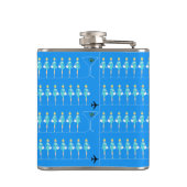 クラシックな搭乗員のフラスコ フラスク (裏面)