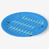 クラシックな搭乗員の紙皿 ペーパープレート (アングル)