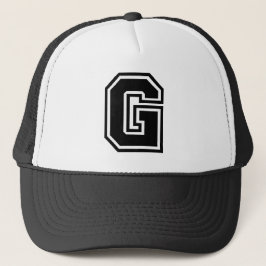 クラシックな文字"G" キャップ