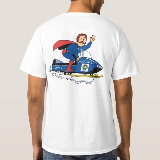 クラシックな新しいロゴTシャツ Tシャツ (裏面)