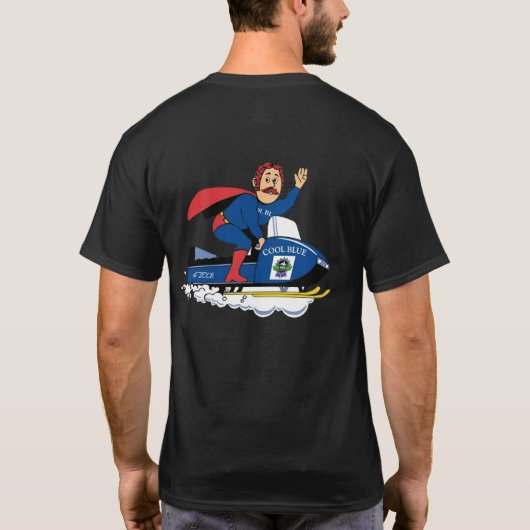 クラシックな新しいロゴTシャツ Tシャツ (裏面)