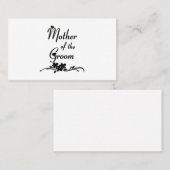 クラシックな新婦の母 プレイスカード (正面/裏面)