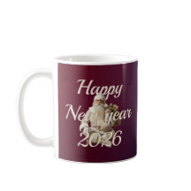 クラシックな新年マグカップ