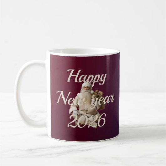 クラシックな新年マグカップ コーヒーマグカップ (左)
