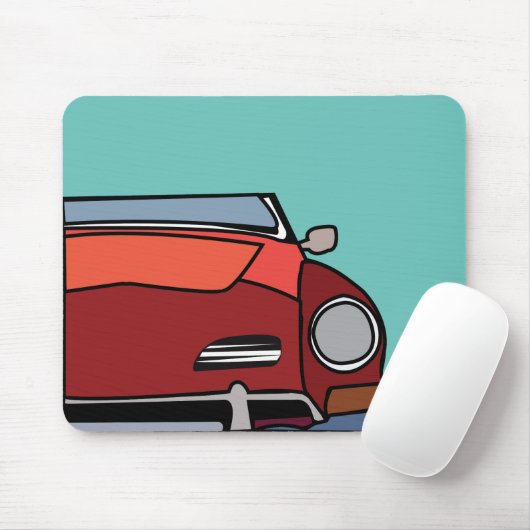 クラシックな旧車 マウスパッド (マウス)