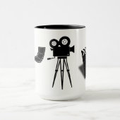 クラシックな映画マグ マグカップ (中央)