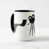 クラシックな映画マグ マグカップ (正面左)