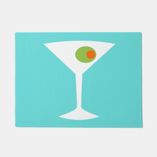 クラシックな映画マルティーニのドア・マット ドアマット (正面)