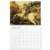 クラシックな最高傑作のアートワーク カレンダー (2月 2027)