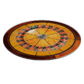 クラシックな木のルーレット盤のまな板 カッティングボード (角)
