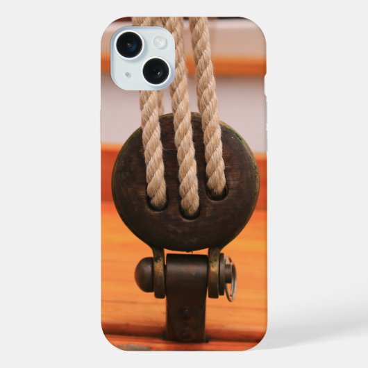 クラシックな木製帆船iPhoneケース iPhoneケース (裏面)