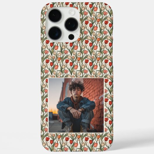 クラシックな母への贈り物 チューリップ 写真 Case-Mate iPhoneケース (裏面)