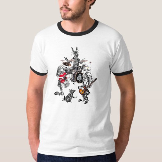 クラシックな気違いのお茶会の信号器 Tシャツ (正面)