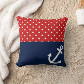 クラシックな水玉模様の航海のな愛 クッション (ブランケット)