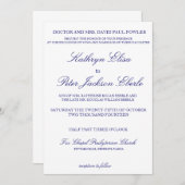 クラシックな海洋の招待状 招待状 (正面/裏面)