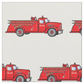 クラシックな消防車 ファブリック (クローズアップ)