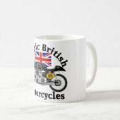 クラシックな無比G45オートバイのマグ コーヒーマグカップ (正面右)