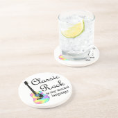 クラシックな石は私の第2言語です コースター (側面)