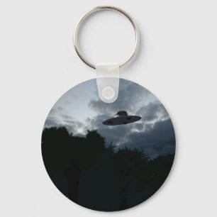 クラシックな空飛ぶ円盤Keychain キーホルダー